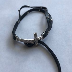 Cross wrap bracelet